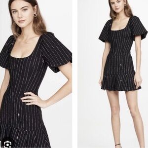 I.AM.GIA Pinstripe corset dress